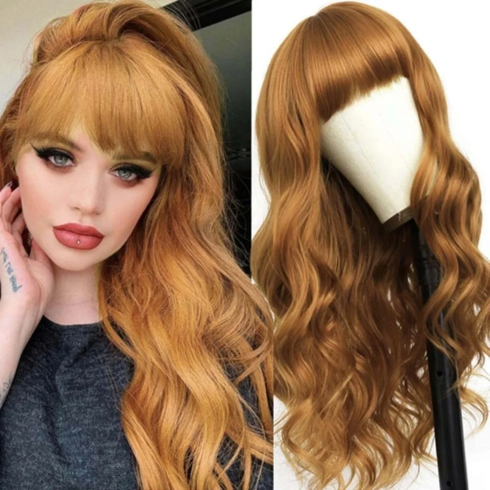 Blooming Hair 100% 10A Human Hair Bang Wig